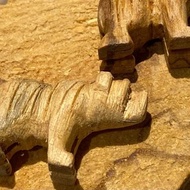 秘魯聖木小熊雕像 原住民人手製作 印加聖木吉祥物