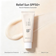 BOJ Relief Sunscreen SPF50+ PA++++50ml Sensitive Skin Friendly Zero White Lines Water-Based Sunscree