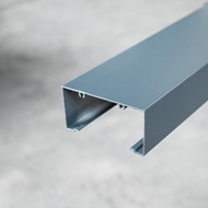 Kusen Aluminium 4 Inch Merk Forta Warna Abu Abu Tua (Dark Grey) dengan Sealent dan Pemasangan Gratis