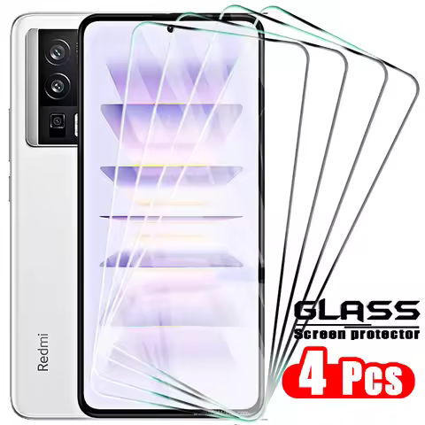 4-PACK Tempered Glass for Xiaomi Redmi K60 K60E K50 Gaming K30 K40 Pro Plus Screen Protector Full Co