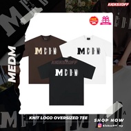 *READY STOCK* MEDM Knit Logo Oversized Tee Hype/Fashion/Streetwear/Couple/Unisex T-Shirt