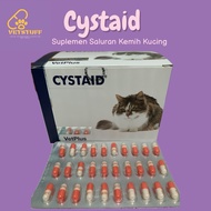 Cystaid Cat Plus 1 Box 30 Capsules (FUTD FUS Pee Bag Supplement) Free Fish Oil Medication for Cat Ur