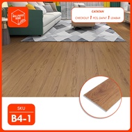Parkit Vinyl Lantai Sticker PVC 91.5 x 15.2 cm Wood Flooring Self Adhesive Vinyl