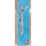 Official Emirates Airbus A380-800 aircraft model with display stand