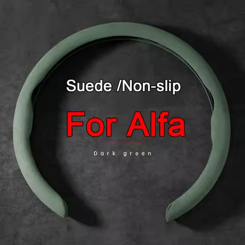 Ultra thin Suede Car Steering Wheel Cover Universal 15 Inch/38cm Cover For BYD Tang DM Lied Max Yuan