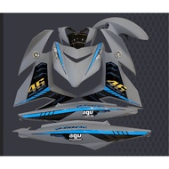 ( Y15  V2 ) ( AGV 46 Sky Blue ) MAGIC BOY BODY COVER SET COVERSET