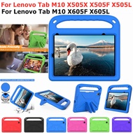 Case For Lenovo Tab M10 Case 10.1" M10 TB-X505X X505F X505L X605F X605L Portable Shockproof Kids Safe Handle Stand Tablet Cover