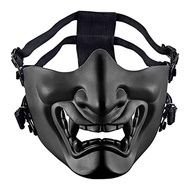 [jwerlyday]For Halloween Party Protective Masks-Half Face Masks Samurai Masks for Cosplay Game Co