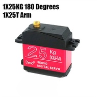 Waterproof 20KG 25KG 30KG 35KG Servo 180 Degree 270 Degree Large Torque Digital Servo Metal Gears 25