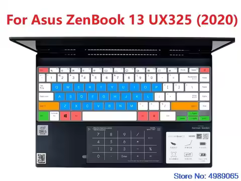 for Asus ZenBook 13 UX325 UX325J UX325JA 13.3 inch Silicone Keyboard Protective film Cover skin Prot