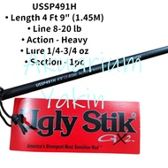 4077 JORAN PANCING SHAKESPEARE UGLY STIK GX2 SPINNING ROD