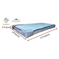 Baby Cot Fibre Mattress [RAINBOW] with size:-24" x  47” x 3" (61cm x 120cm x 7.6cm)