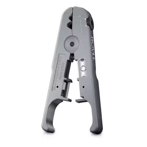 ROVLL Wire Stripper Ethernet Cable Cutter CAT7 CAT6 CAT5E CAT5 Round Flat Network Cable Stripping To