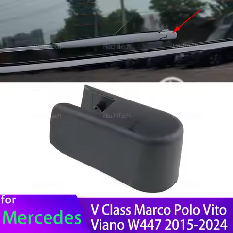Rear Windshield Windscreen Washer Wiper Arm Nut Cover for Mercedes-Benz V Class Marco Polo Vito Vian