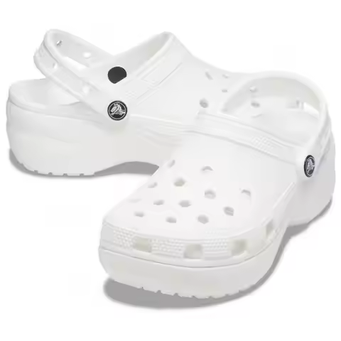 Crocs Classic Platform Clog 206750-100 (White)