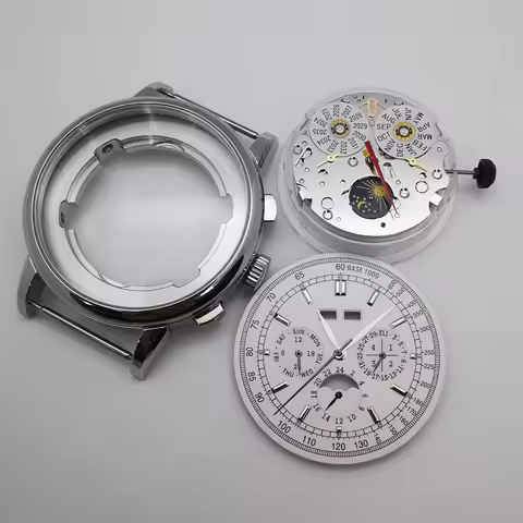 42mm Mens Watch Case+Watch Dial+Watch Hands+ST1655 Automatic Movement