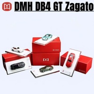 DMH 1:64 Aston Martin DB4 GT Zagato supercar, resin simulation static miniature car fashion model di