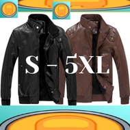 baju jaket kulit lelaki motosikal men jacket premium tahan lasak s-5xl popular ss4523pp