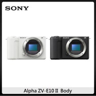 (註冊送原電)SONY Alpha ZV-E10 II Body α 數位單眼相機 ZV-E10M2 兩色