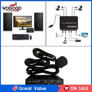 WDGOOD 2 In 1 Out สวิตช์ KVM 2 Port สำหรับ2 PC แชร์กับ2 USB