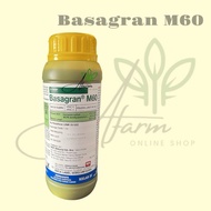 BASAGRAN M60 1Liter Racun rumput dalam padi/Herbicide/bentazone sodium 37%/mcpa dimethylammonium 6.2