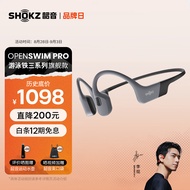 韶音（SHOKZ）OpenSwim Pro S710 骨传导蓝牙耳机 开放式运动无线游泳跑步骑行不入耳 页岩峰