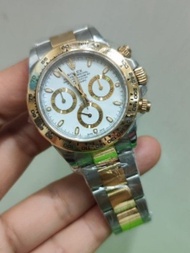 Rolex Daytona 金鋼錶116503白面