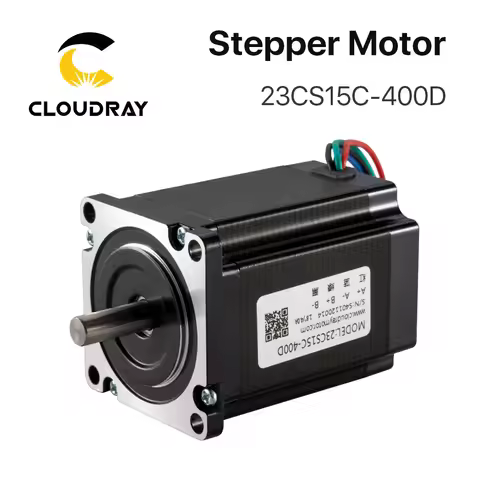 Nema23 Stepper Motor 2 Shaft 76mm 0.15N.m 4.0A 2 Phase Stepper Motor 4-lead Cable for 3D printer CNC