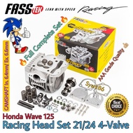 💥100% ORIGINAL💥 FASSTEK Racing Block Set 65mm &amp; Super Head 4-Valve Honda Wave 125