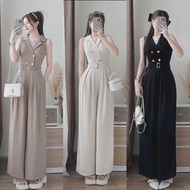 Jump Dài Ống Rộng Cổ Vest 4 Nút Tay Sát Nách Kèm Nịch Vải Tuyết Mưa Dễ thương Siêu Cưng