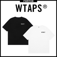 WTAPS Small Logo T-shirt 280G 100% Heavy Cotton Oversized T-shirt Print Wtaps Tee Mens Casual T-shir