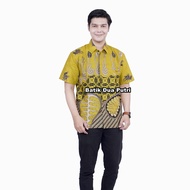 Batik Wanita Modern Couple Warna Kuning Kombinasi Hitam by Batik Dua Putri - Melody