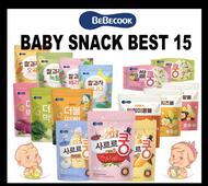 👼🏻[BEBECOOK]👼🏻 Baby probiotic Snack - Sarr Kung with Probiotics/ Yummy InJulMi Corn Balls / Baby's First Rice Sticks / The First Double Puff /Rice Kung/bebecook probiotic