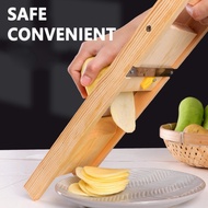 Potato Slicer Vegetable Wooden Cutter Chopper Mandoline Carrot Cucumber Slicer Machine Chips Grater