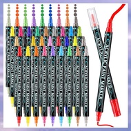 (JMTI) 36 Colors Acrylic Paint Markers Fine Dot Tip Paint Pen Double Tip Maker Pen for Adults Kids