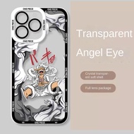 Case Cover For Samsung Galaxy S23 Plus S22 Ultra S21 S20 FE Note 10 Lite 10 Pro 20 J2 J7 Prime G530 J4 J6 Plus A42 A21S A72 Phone Case Angel Eyes Anime One Piece Nica Luffy Soft Clear TPU Lens Protection Silicone Square Cartoon Transparent