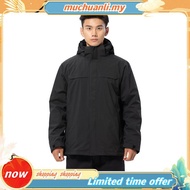 ELGINI E16214 Jaket Windbreaker Bertopi Tahan Air S-XXL | Hooded Windbreaker Water-Resistant