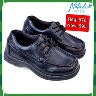 Natasha Kid's Boy Black School Shoes
