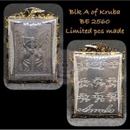 Kruba Krissana (Blk A) Butterfly With Engrave Yants Super Rare! Mix with Kruba Krissana Old Amulet P
