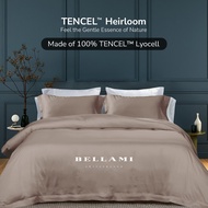 C Bellami 1200TC Heirloom TENCEL™ Hemstitch Series Chris Bedsheet Set I TENCEL™ I Fitted Sheet I Bed