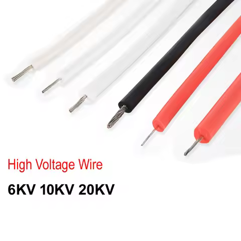 20m Tinned copper Wire UL3239 Silicone 6KV 10KV 20KV High Voltage Wire Cable 16awg 18awg 20AWG 22awg
