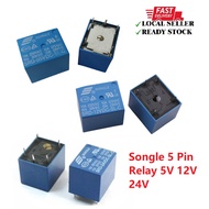 5VDC 12VDC 24VDC SPDT PCB Signal Relay SONGLE - 5 Pin