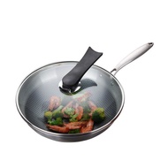 CFC32A1 Stainless Steel Half 304 Pattern Wok Three-Layer Steel 3TD7
