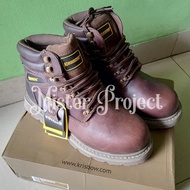 Safety SHOES KRISBOW SAFETY SHOES VULCAN 6IN BROWN