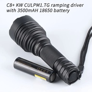 FVGY Convoy C8+KW CULPMI.TG ramp driver, no temperature control, 18650 flash, built-in 18650 battery Rechargeable &amp; Flashligh