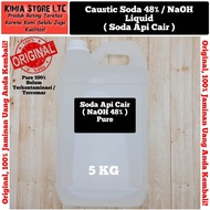 Soda Api Cair ( Naoh Liquid 48% ) / Caustic Soda liquid 48% ( 1KG - 5KG )