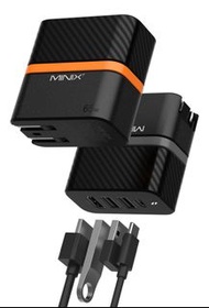 Minix P4K 4K HDMI Hub with 65W GaN Charger Adapter for Switch, Laptop, Smartphone, Tablet