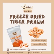 Ona & Co Freeze Dried Tiger Prawn Treats/Meal Topper (For Dog and Cat)