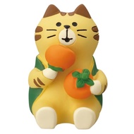 日本 DECOLE Concombre 秋日旅貓公仔/ 甜柿好好吃貓貓