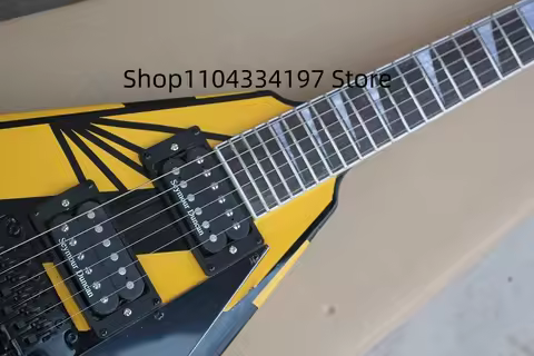 25-35 days Delivey)Hot fast shipping Jackson Flying V Electric guitar MOP Fingerboard inlay Tremolo 
